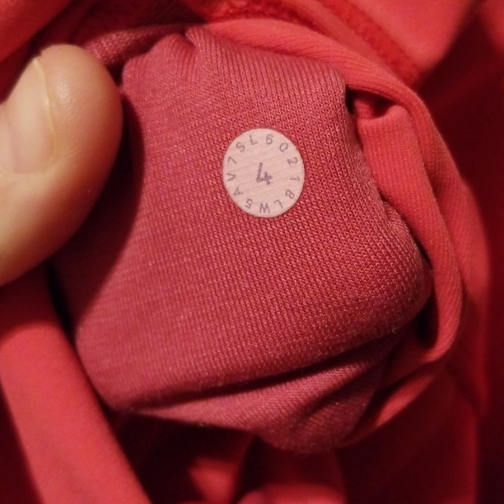 SOLD Lululemon wunder under HR fuchsia pink sz 4 - Picture 3 of 4